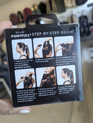 PONYFULL Hair Piece- BLONDE