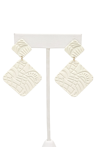 Ruthie Clay Earring