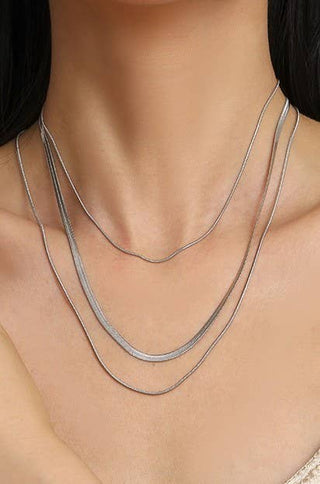 Ella Layered Chain Necklace: NON-TARNISH