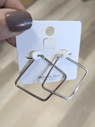 Square Hoop Earring