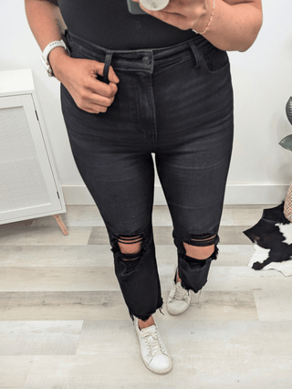 Selena High Rise Cropped Jean