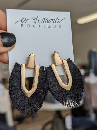 Tell Your Tale Fringe Earring