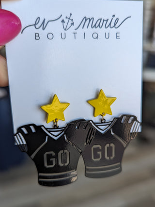 GO Football Jersey Earring