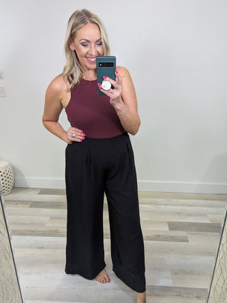 Marcy Crepe Wide Leg Pant