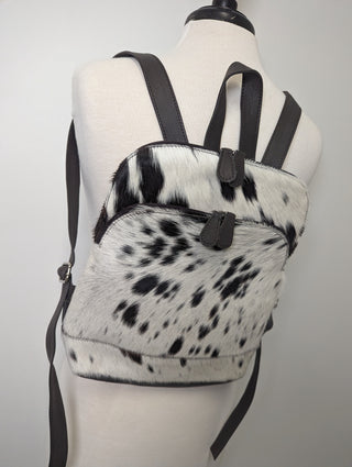 Cash Cowhide Backpack Purse