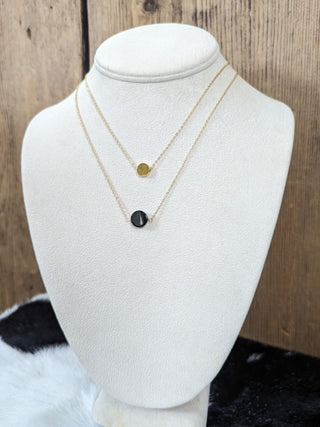 Billie Double Circle Layered Necklace