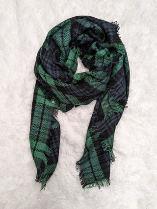 Plaid Blanket Scarf