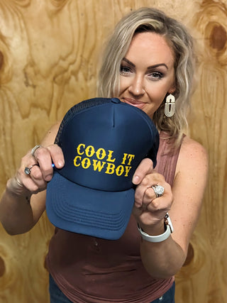 "Cool It Cowboy" Foam Trucker Hat