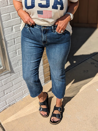 Molly Straight Crop Jean by JUDY BLUE