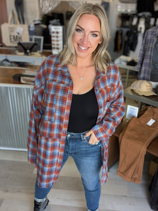 Lina Plaid Button Down