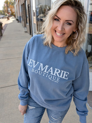 EMB Sweatshirt: Comfort Colors