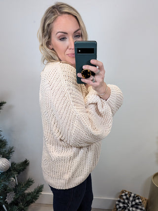 Zoe Braid Sweater