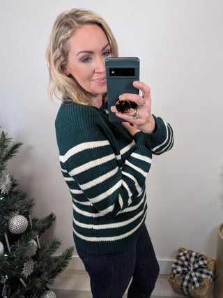 Paula Button Sweater