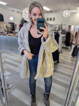 Tate Fuzzy Cardigan