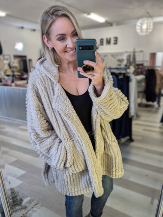 Tate Fuzzy Cardigan