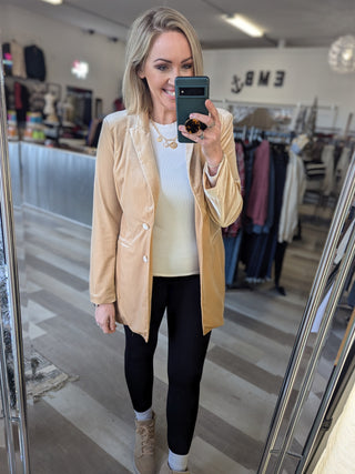 Emilia Velvet Blazer