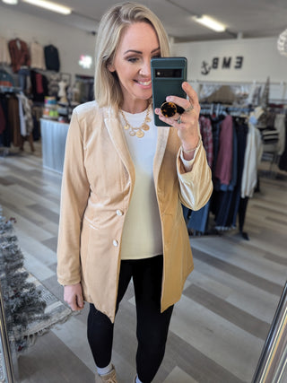 Emilia Velvet Blazer