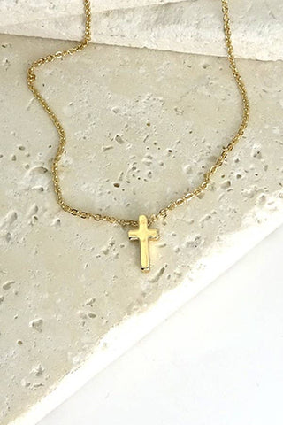 Savior Mini Cross Necklace