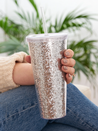Glam Glitter Double Walled Tumbler